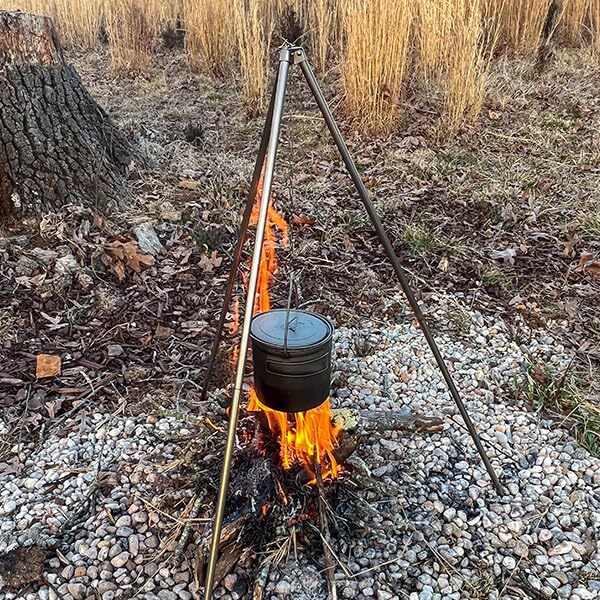 Titanium 1100ml Pot With Bail Handle