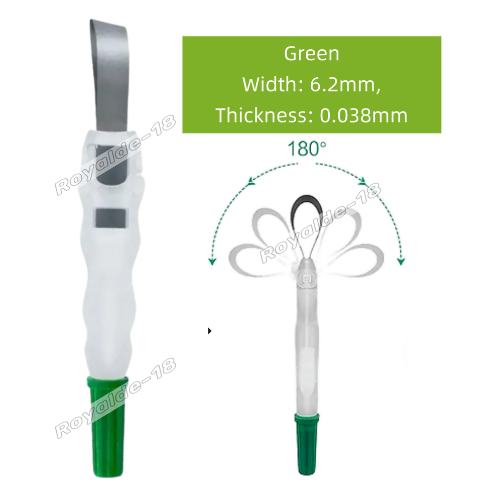 Dental Adjustable Matrix System Sectional Contoured Matrice Roll Type Green