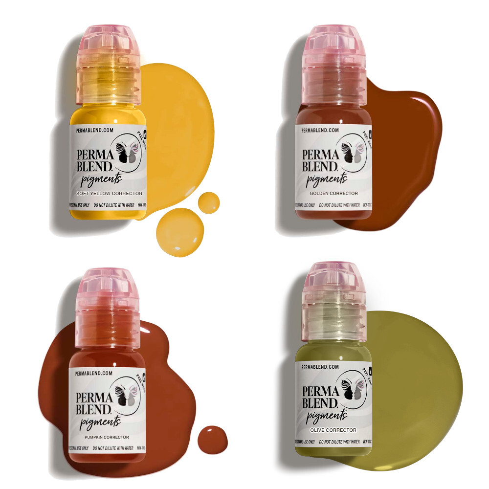 PERMA BLEND Permanent Makeup Correctors Toners Microblading Permablend Pigment