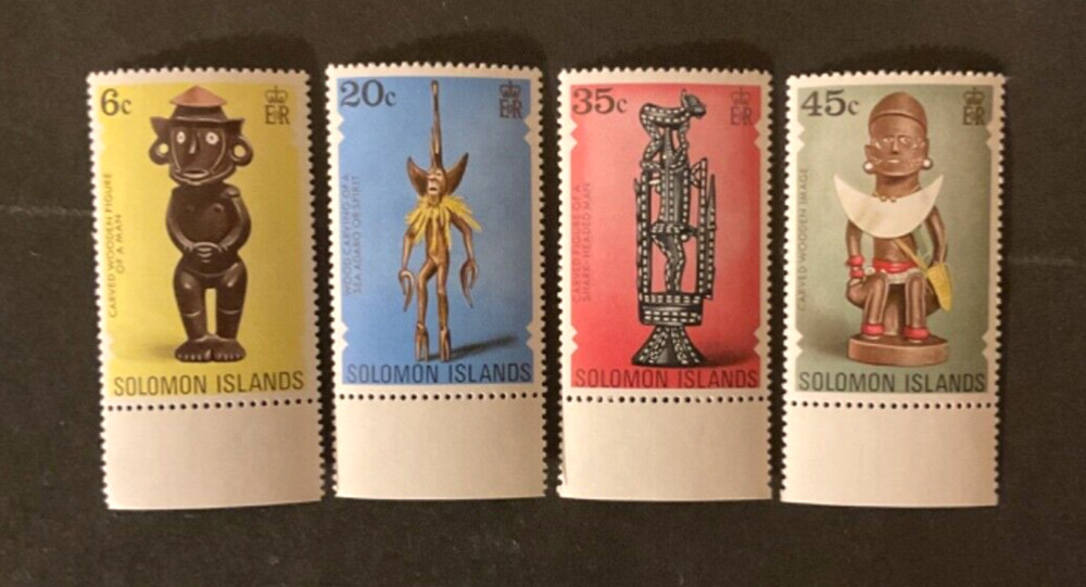 Solomon Islands Scott #348-51 never hinged