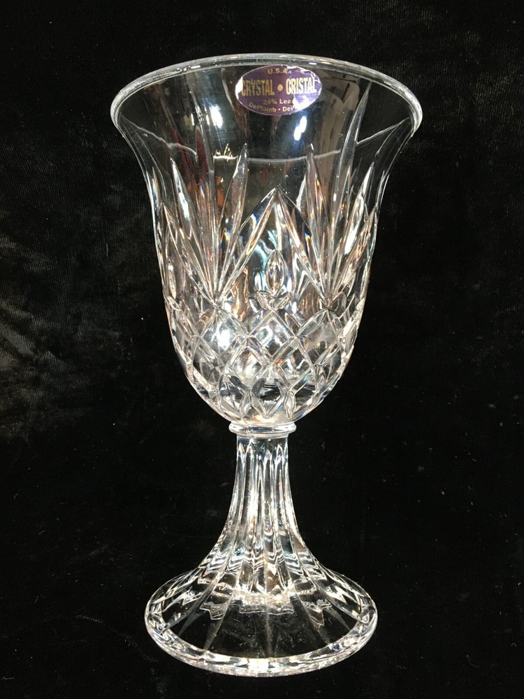 24% Lead Crystal DePLUMBLarge Water Goblet