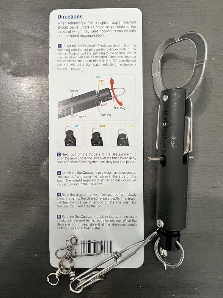 Seaqualizer And Seayalater Fish Release