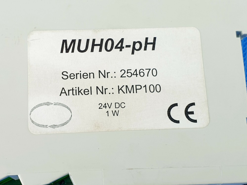 MUH04-pH Analog Transmitter for Computer Systems KMP100