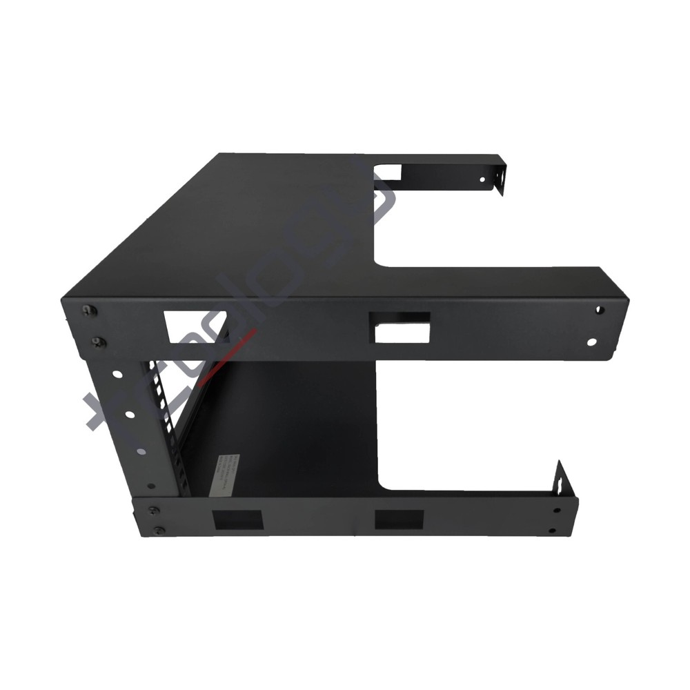 TCoology 4U Wall Mount Open Frame 19'' Server Rack Threaded 17.5 Inch Depth