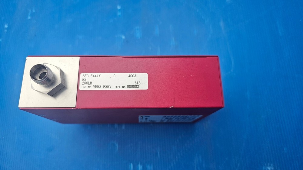 Horiba STEC SEC-E441X Mass Flow Controller, 200 LM N2, Used