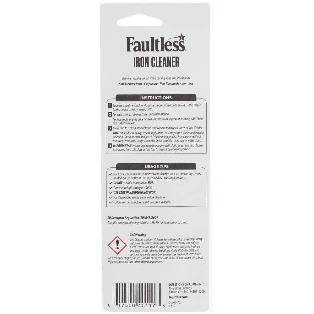 Fautless Hot Iron Cleaner, Fautless