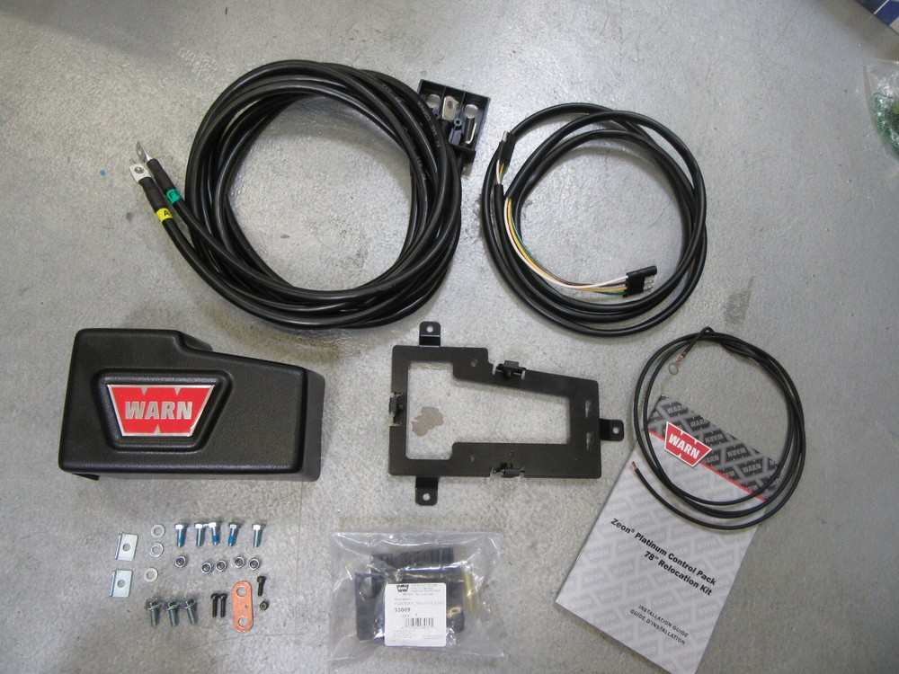 Warn 92193 Zeon Platinum Winch 78" Long Control Box Relocation Mounting Kit