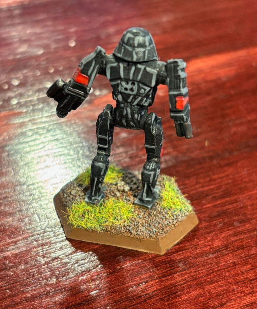 Battletech Painted Metal Miniature "Trebuchet" Wolf's Dragoons Based