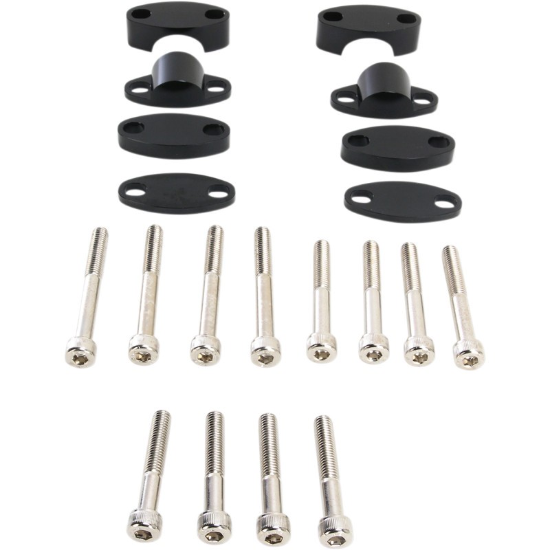 EMGO Aluminum Handlebar Riser Kit - Anodized - 2309381