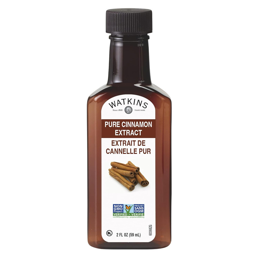 Pure Cinnamon Extract, Non-Gmo, Kosher, 2 Oz. Bottle, 1-Pack