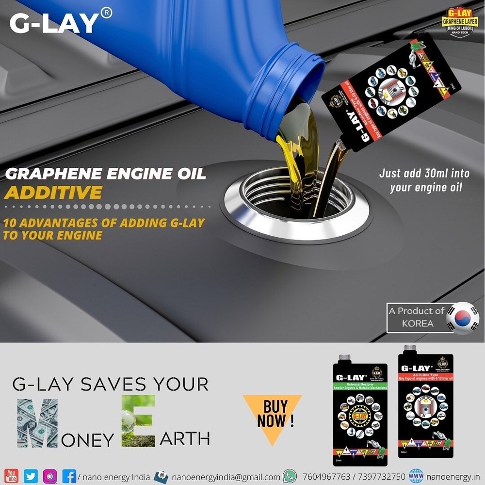 G-LAY Graphene Engine Oil Additive, Engine Restoration