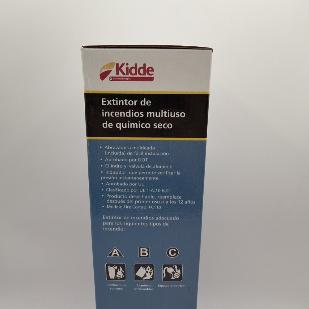 Kidde Class A/B/C Single Use Fire Extinguisher Model# 440162MTL