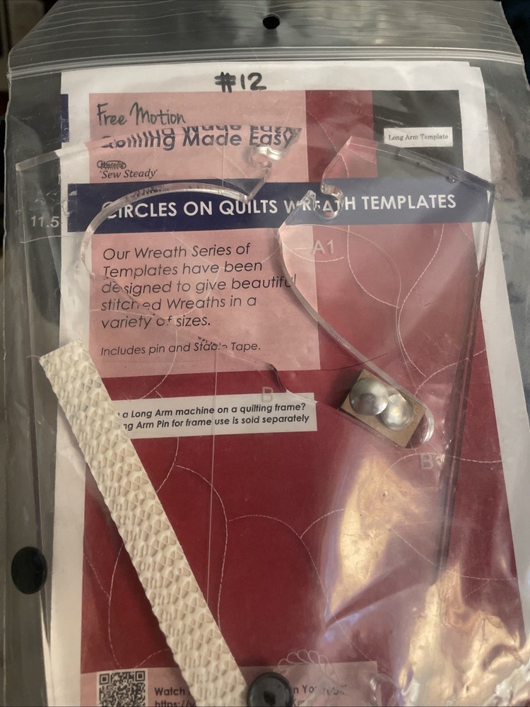 Westalee Circles On Quilt Wreath #4 & #12