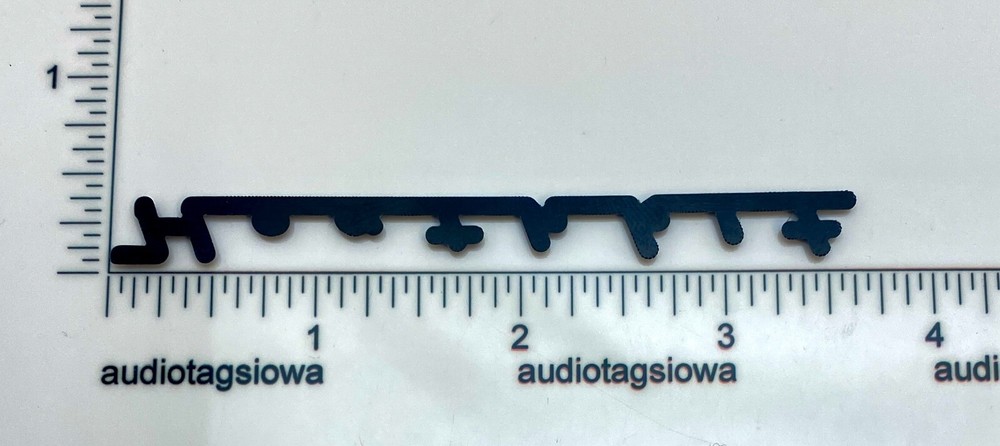 Heathkit Logo Custom Incised Silver Acrylic