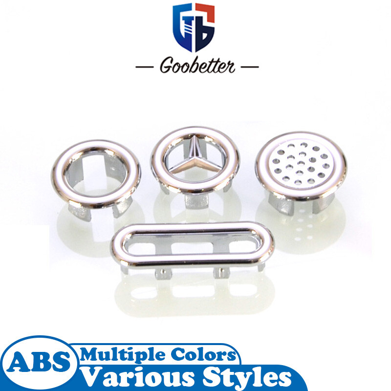 Bathroom Basin Sink Double Ring Hole Overflow Covers Chromed for Ceramic Sinks