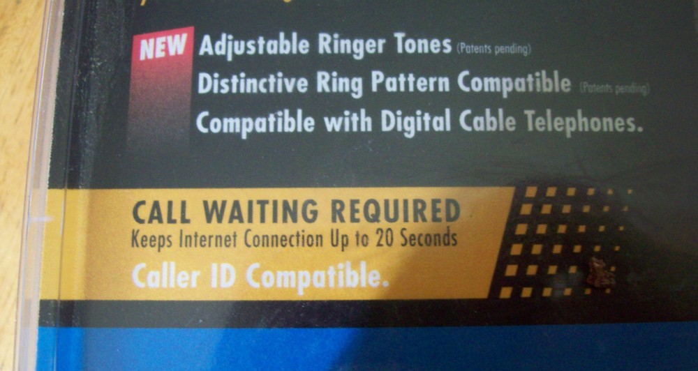 OLD TECH! Catch-A-Call 1-LINE PHONE INTERNET FAX Computer/Browser Compatible NIP