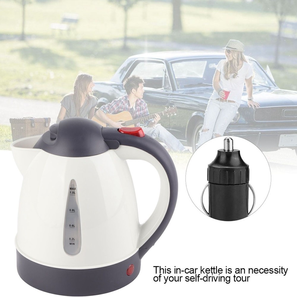 Portable 1000ml 24V Travel Car Truck Kettle Water Heater Bottle for Tea Coffee
