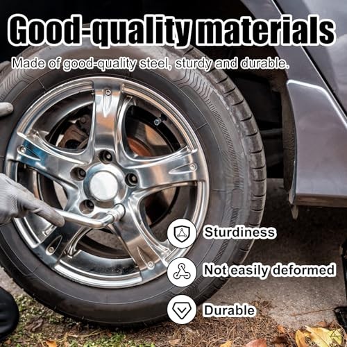 D-Wheel Locking Nut Removal Tool, Premium Durable Locking Wheel Nut Socket