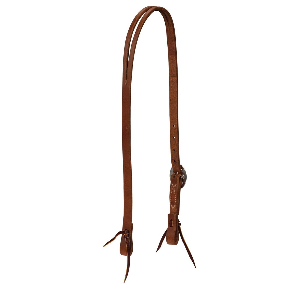 Weaver Leather ProTack Split Ear Headstall, 3/4" Hermann Oak Harness Leather