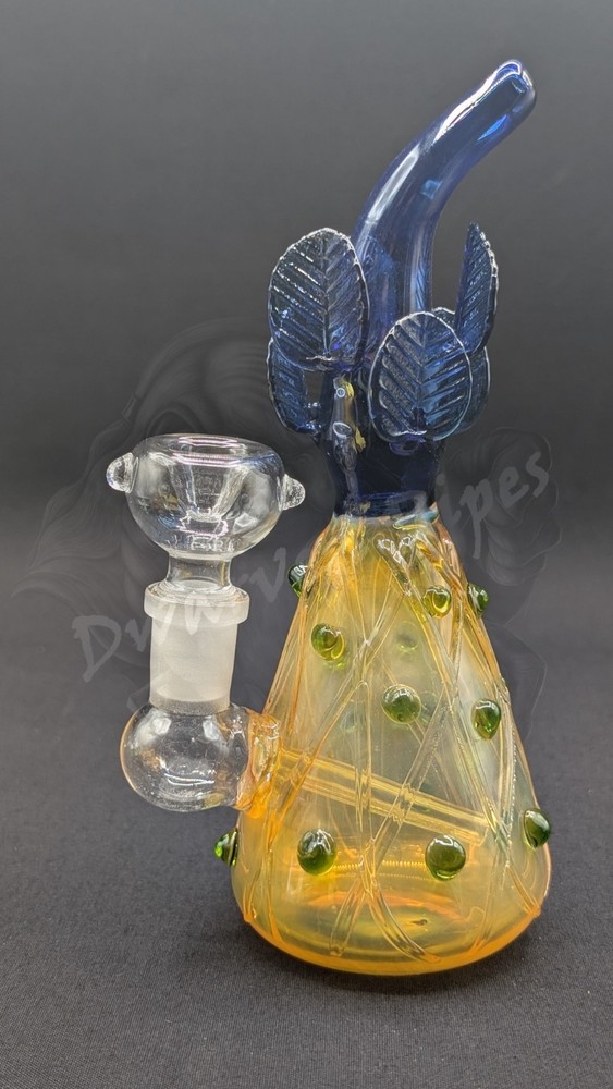 7.5" Inch Glass Hookah Water Pipe Bong Pineapple BL