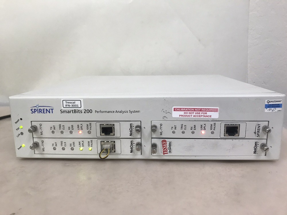Spirent Smartbits SMB-200 Network Test Mainframe With 3 ML-7710
