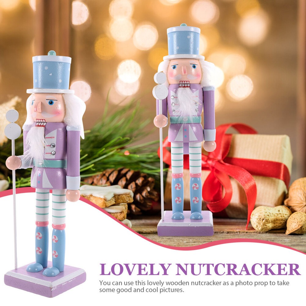 Nutcrackers Christmas Decor Figures Garland Decorations Work