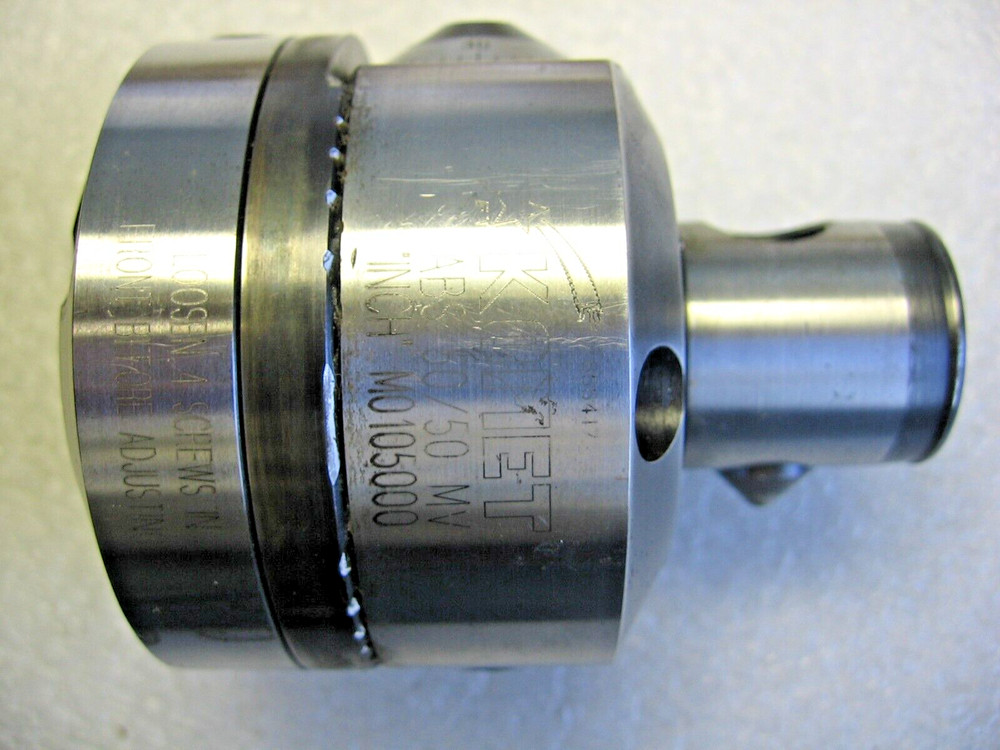 KOMET Adjustable Boring Head ABS 50/50 MV .001 "Inch" Increment M0105000 Adapter
