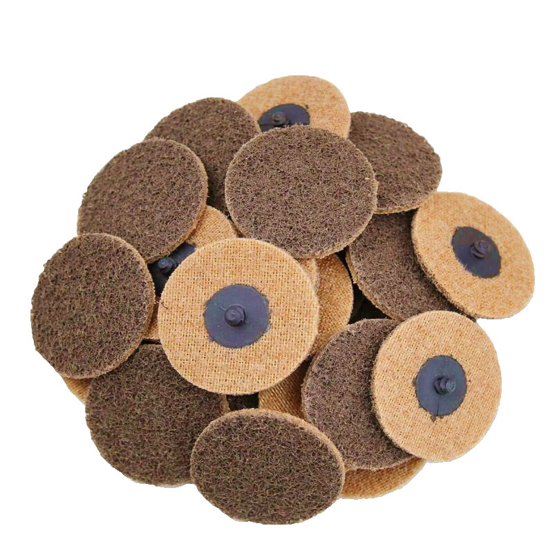 25PCS 3 inch Roll Lock Sanding Disc Pads Coarse Surface Conditioning Die Grinder