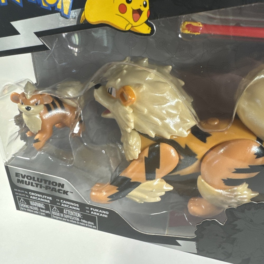 Jazwares Pokemon Evolution Multi-Pack Growlithe & Arcanine