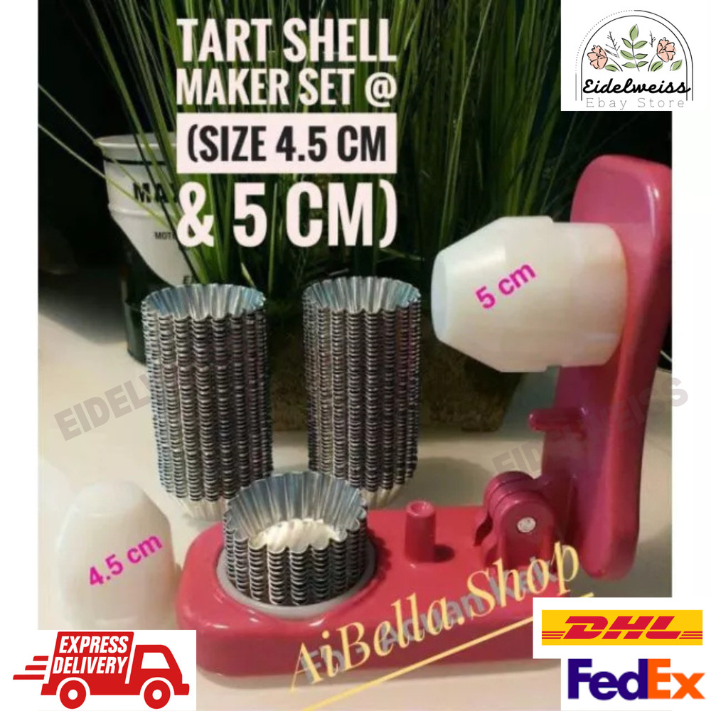 Tart Presser Shell 4.5cm / 5cm Solid Aluminum Mini Hand Presser Fast Ship