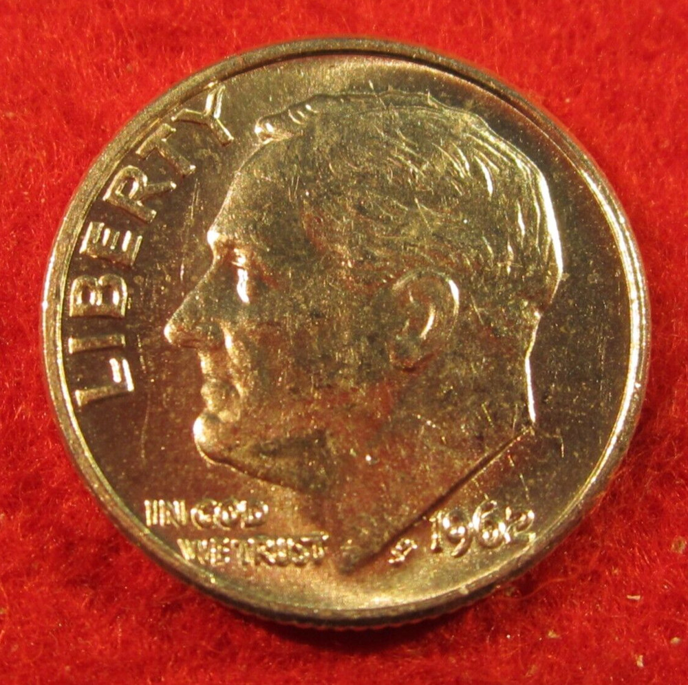 1962 (P) Roosevelt Silver Dime - Uncirculated