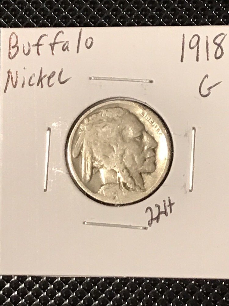 1918 Buffalo Nickel G