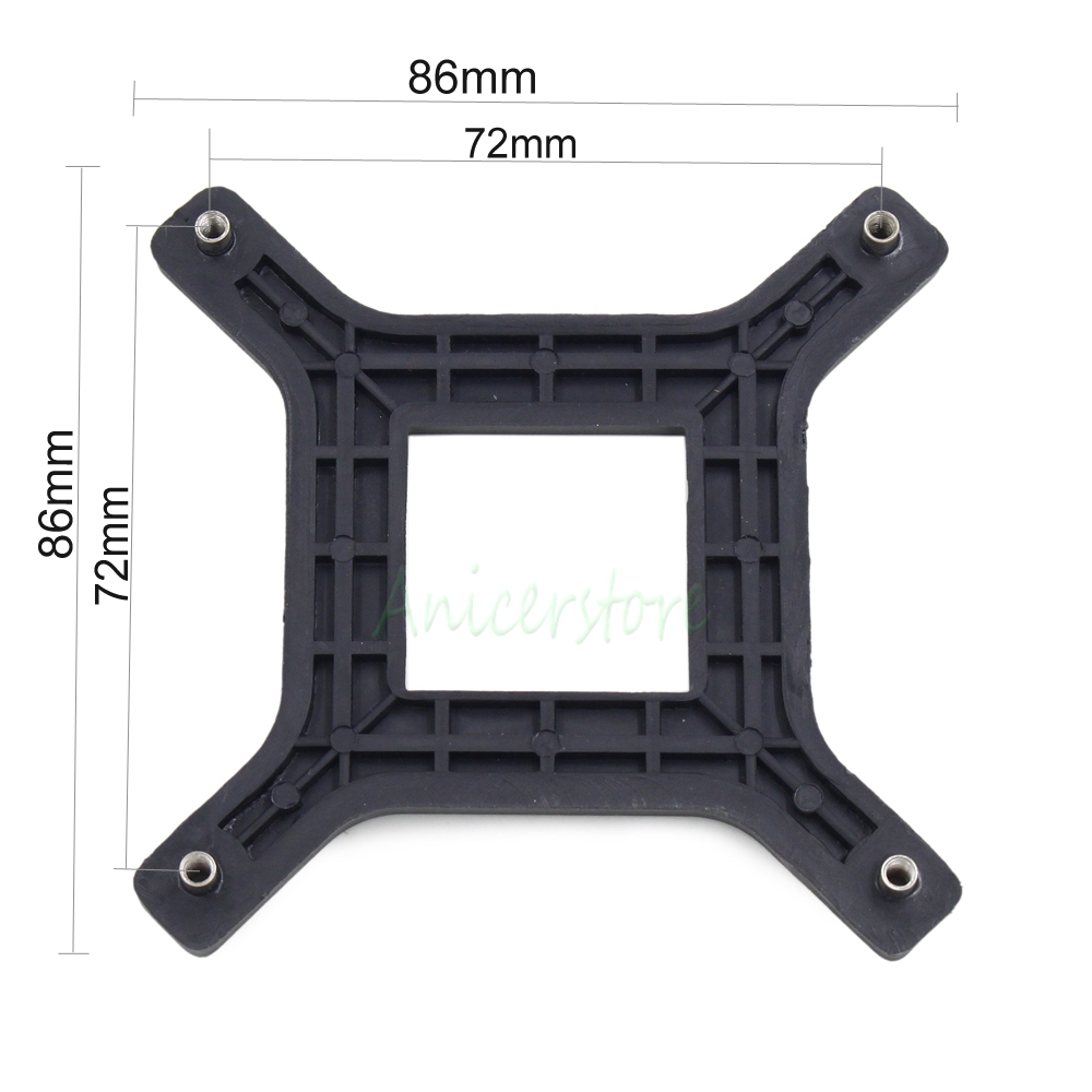 5pcs Plastic Backplate Socket Intel LGA 775 CPU Bracket Holder Radiators Base