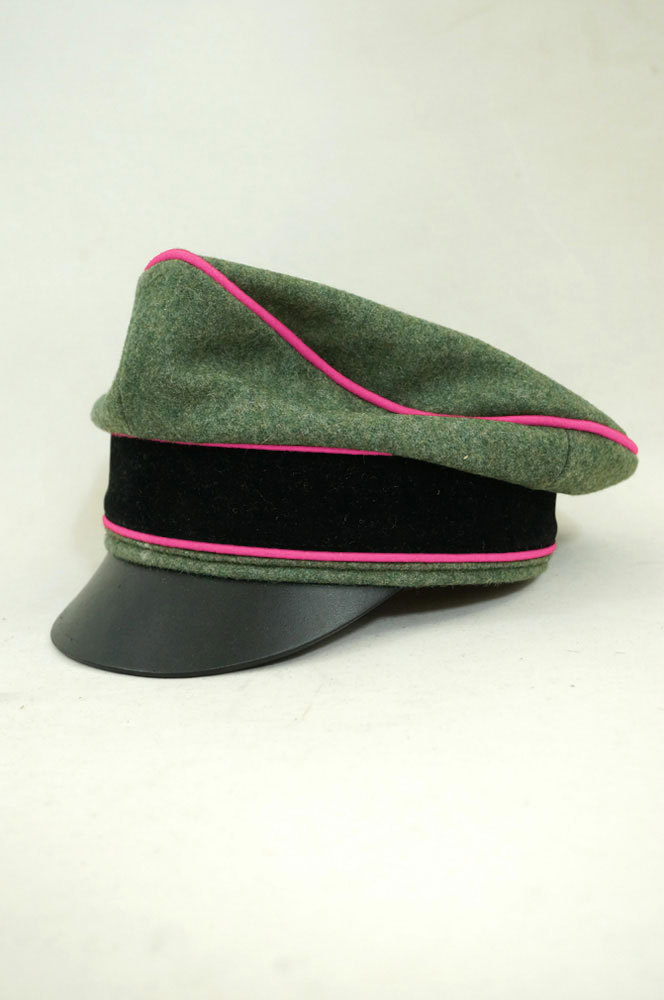 WWII German Panzer Crusher Visor Cap Waffen Elite Wool made