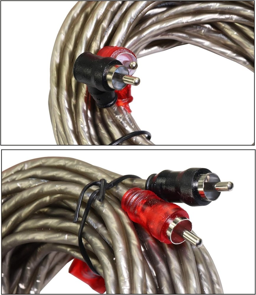 Universal 4 Gauge Wiring Kit for Multi-Channel Audio - Easy Setup & Installation
