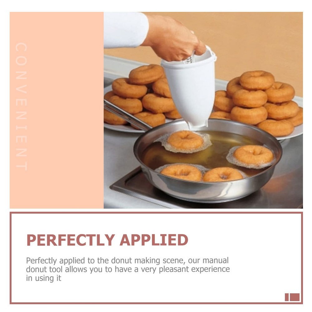 2 Pcs Doughnut Machine Manual Creative Mold Baking Doughnut Tool For Kitchen