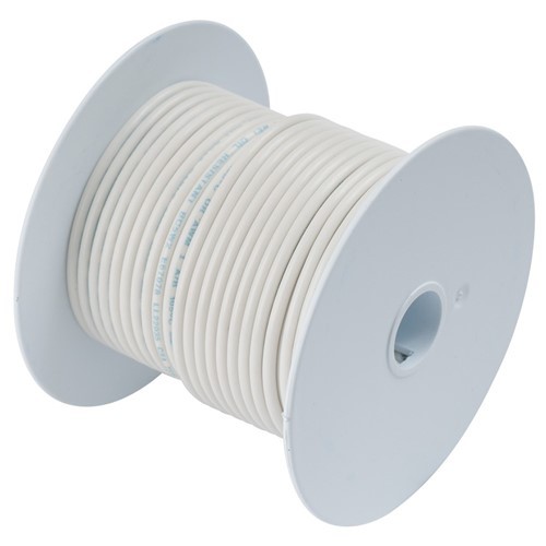 Ancor White 14 AWG Tinned Copper Wire - 100' (104910)