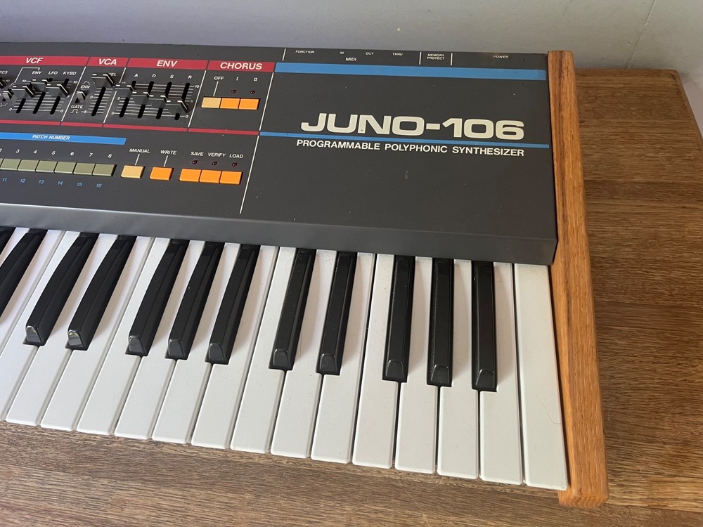 Roland Juno-106 Six-Voice Polyphonic and Programmable Analog Synthesizer