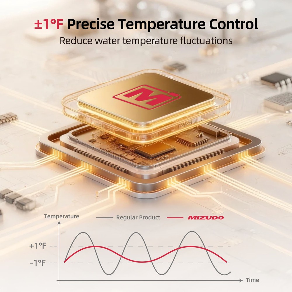 Indoor or Outdoor Tankless Water Heater Propane 5.1 GPM 120,000 BTU, Smart WIFI