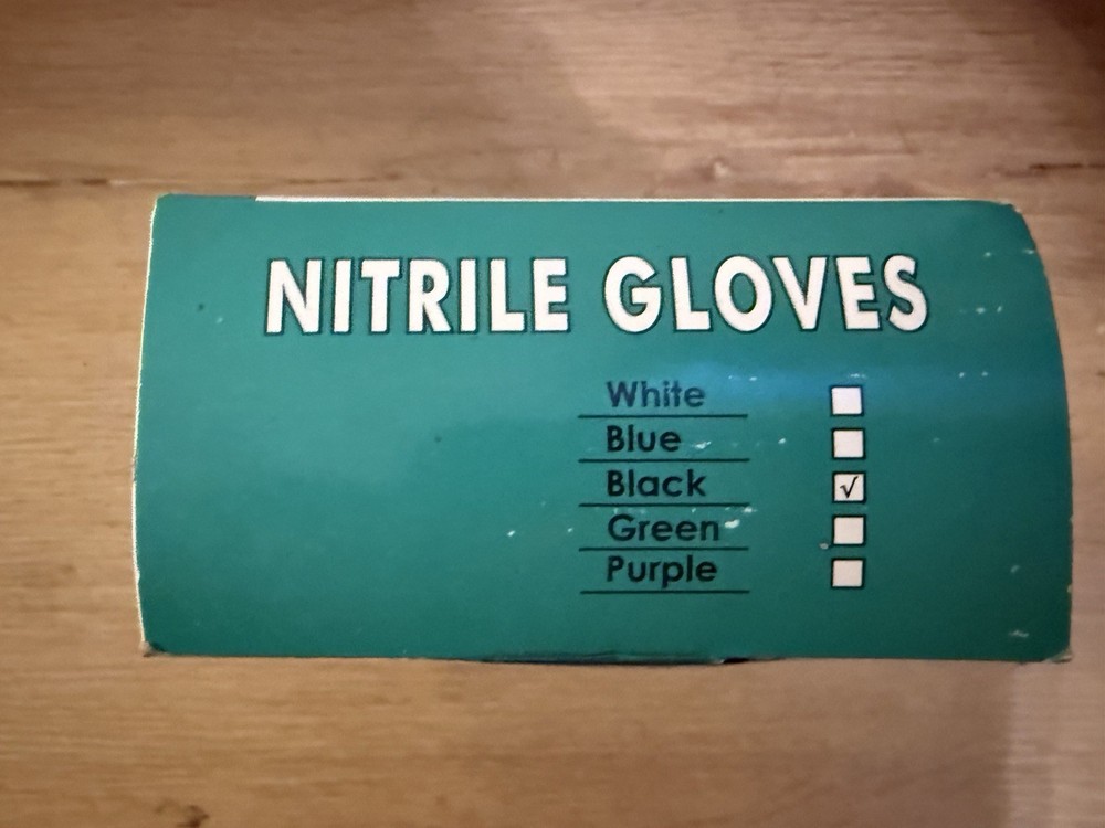 4 Box’s Of Work Gloves (Black)
