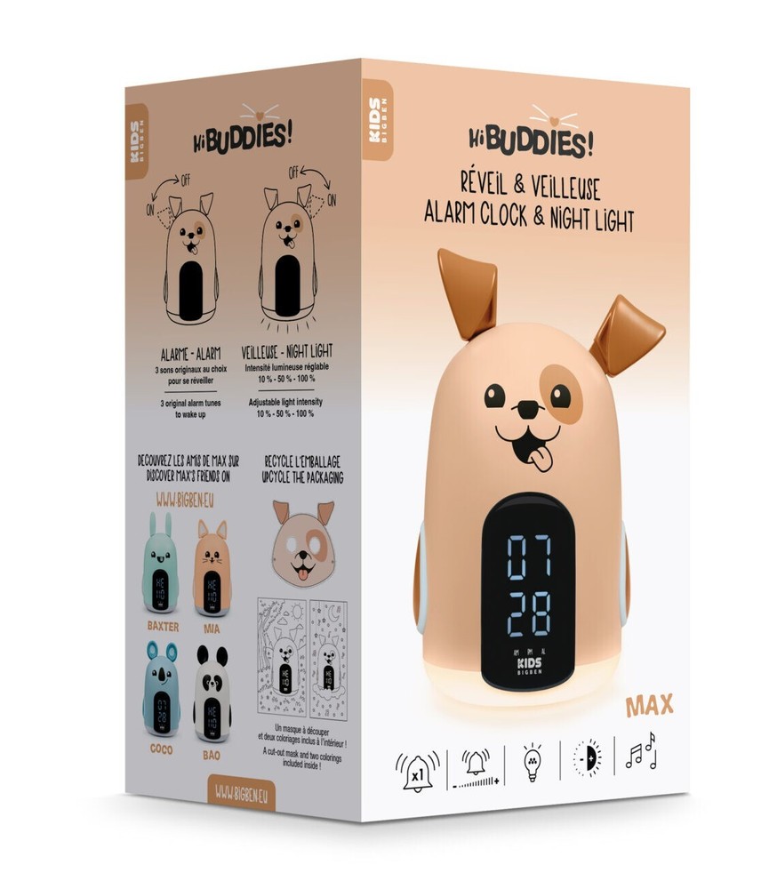 BIGBEN Clock-Alarm Clock RKIDSDOG
