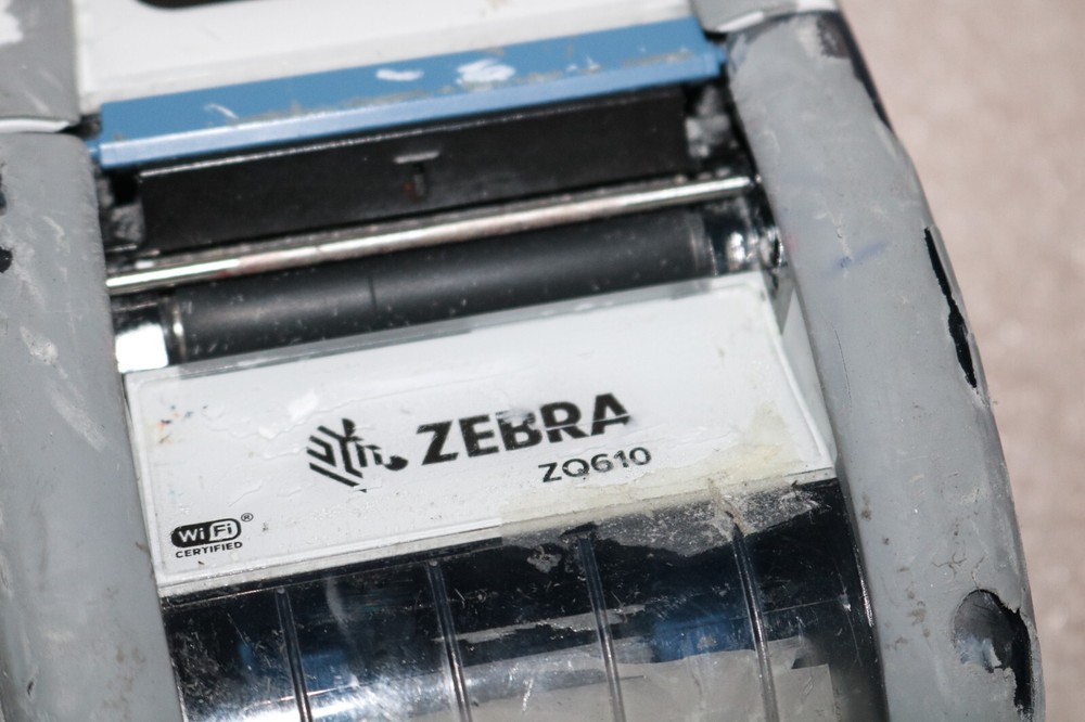 Zebra ZQ610 Portable Barcode Thermal Printer Wireless Bluetooth USB, Pre-Owned .
