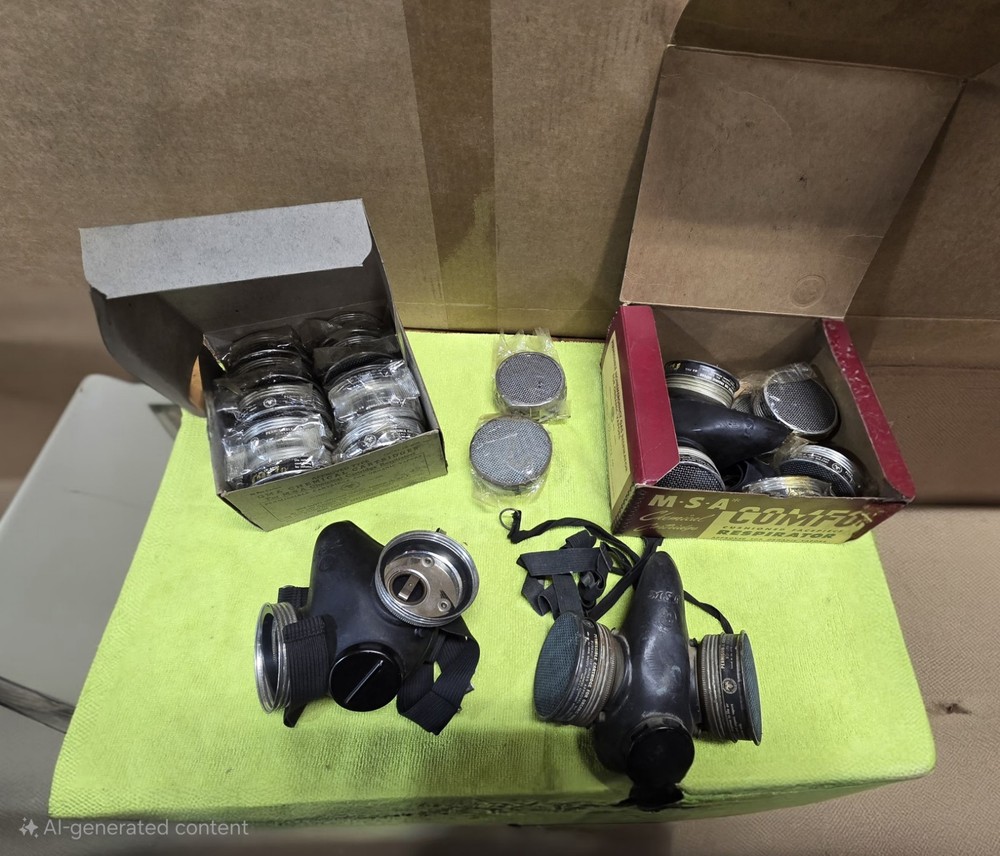Vintage MSA Comfo Respirator Lot