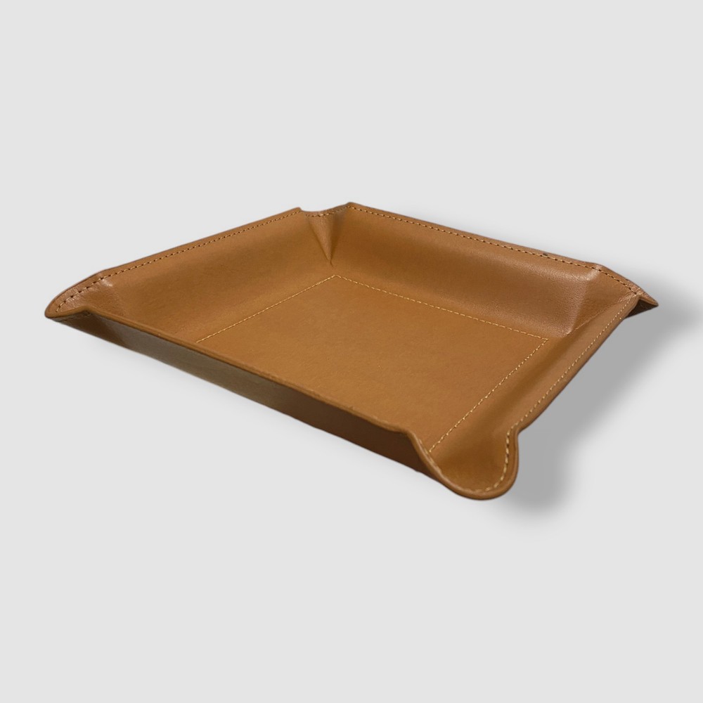 Graphic Image Brown Tan Bleeker 3-Piece Desk Accessory Set