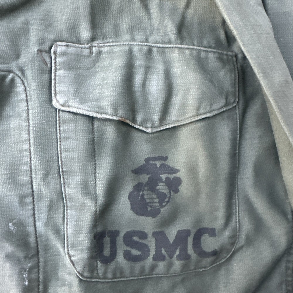 P58 USMC Utility Shirt Size 38, Named