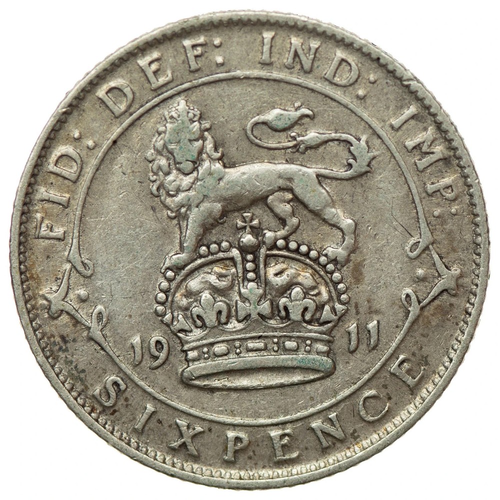 Great Britain - 6 Pence 1911 - George V