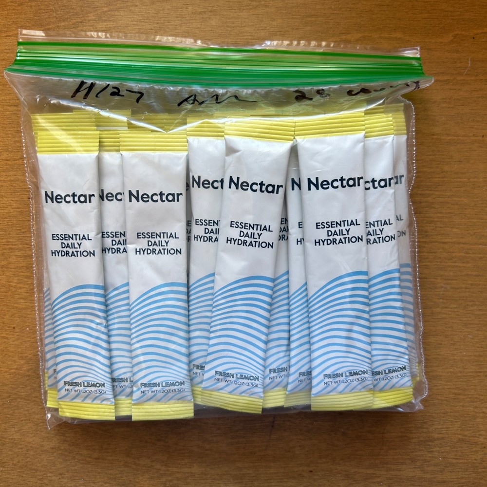 Nectar Hydration Essential Daily Hydration Fresh Lemon Flavor