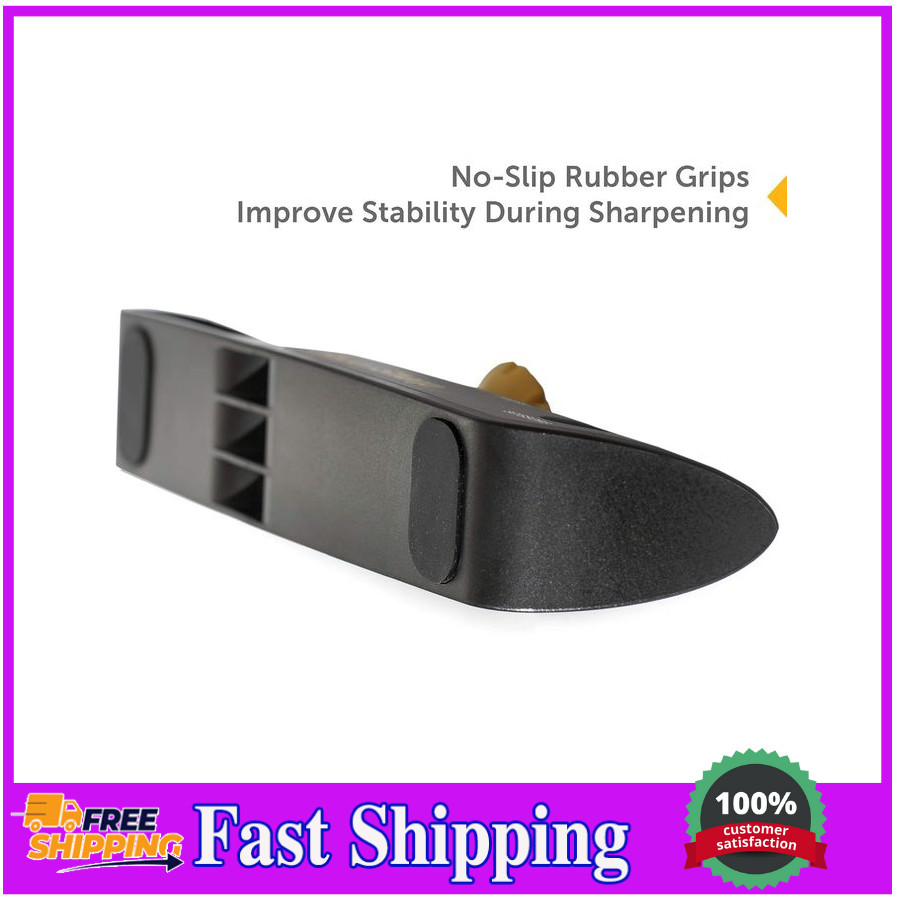 RazorSharp Knife Sharpener with Adjustable Angle, Diamond Ceramic Stones