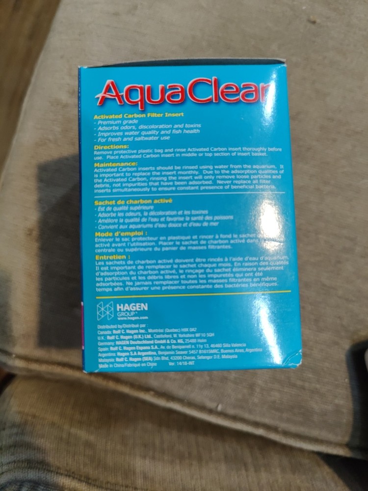 Aqua Clear AquaClear 20 Activated Carbon Inserts, Aquarium Filter Replacement...