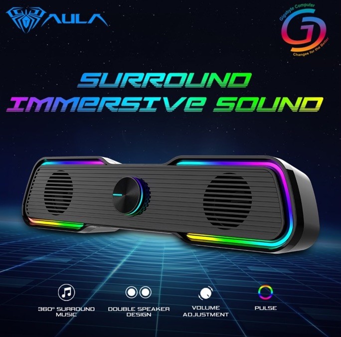 Aula Wind N-169b Gaming Speaker
